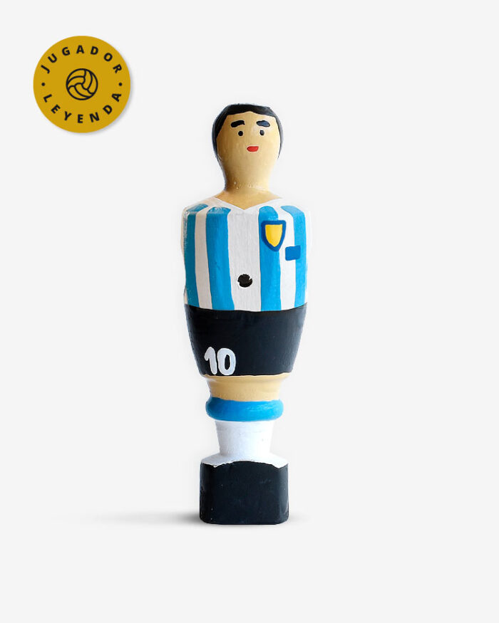 Muñeco de Maradona, un regalo del Pelusa