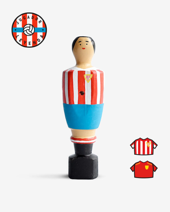 Jugador de futbolín "El Brujo Quini"