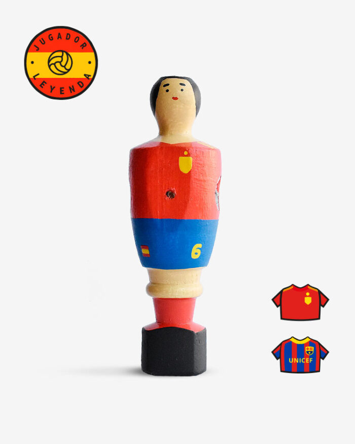 Muñeco de Futbolín Iniesta "Genio de Fuentealbilla"