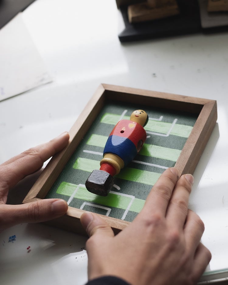 Jugador personalizado enmarcado