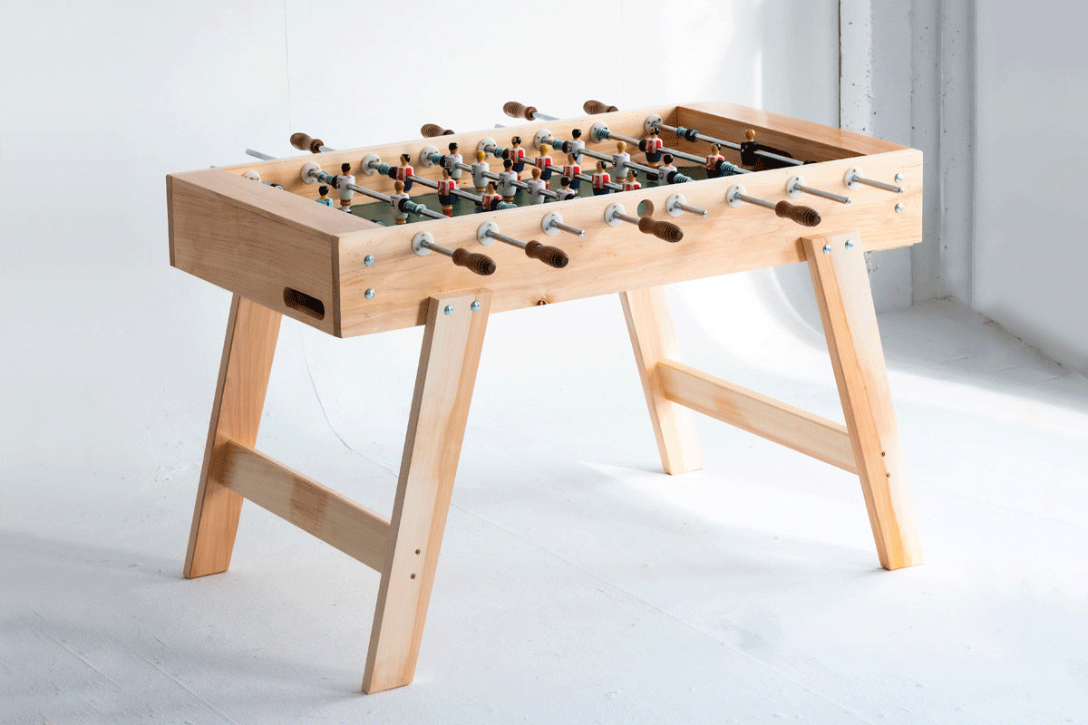 futbolines de madera clásico y premium